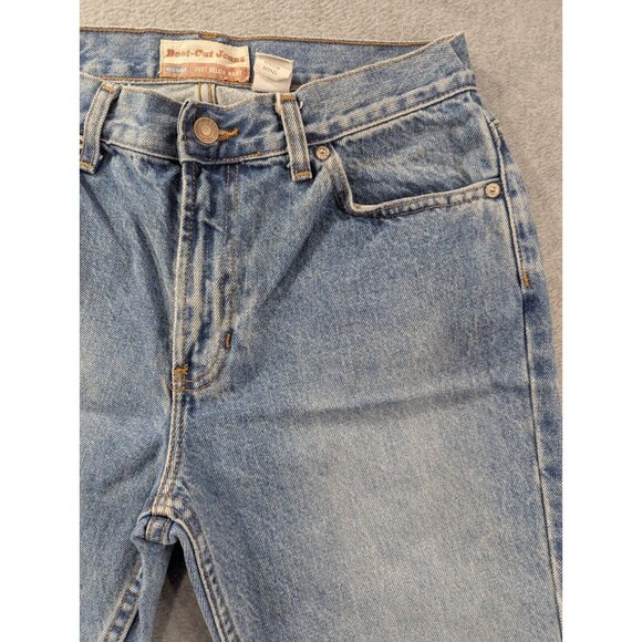 Old Navy Jeans Womens Size 8 Blue Bootcut Just Below Waist 100% Cotton - Picture 3 of 14